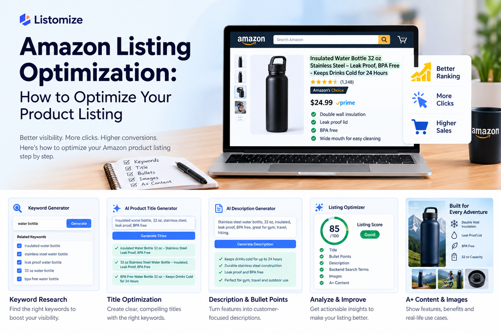 Amazon listing optimization guide