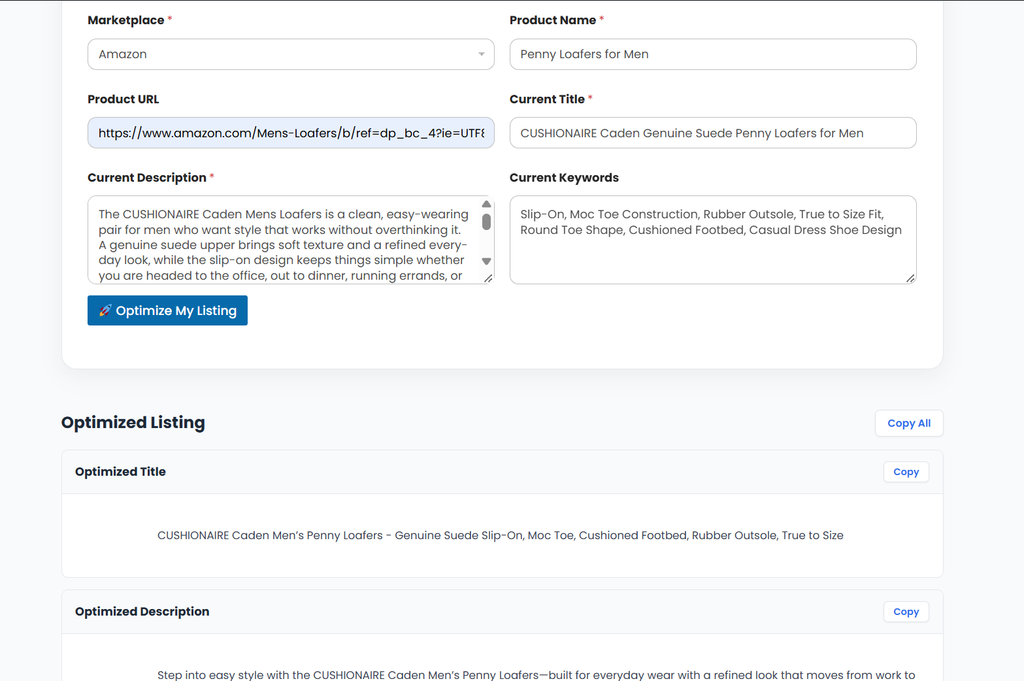 Amazon product listing optimization checklist